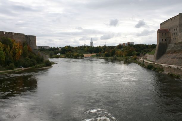 The Narva River, border between Estonia and Russia | Copyright: CBSS Secretariat